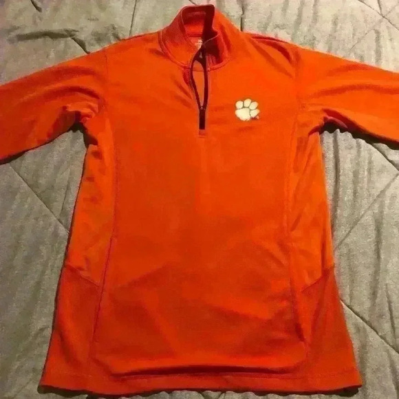 Clemson Knights Apparel Embroidered Quarterzip Size Medium - Picture 1 of 6
